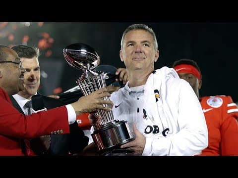 Former head coach Urban Meyer talks about what Ohio State has to do to win the Rose Bowl