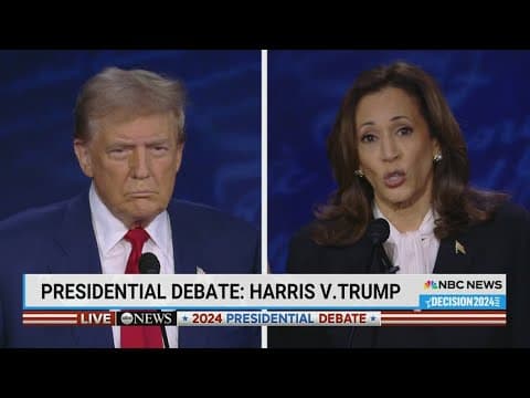 Recapping the first Presidential debate between Kamala Harris and Donald Trump