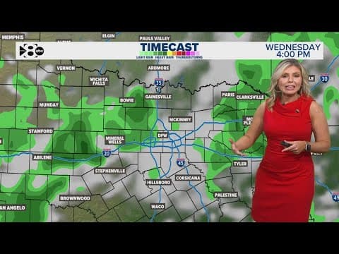 DFW Weather: High temperatures, pop-up showers possible