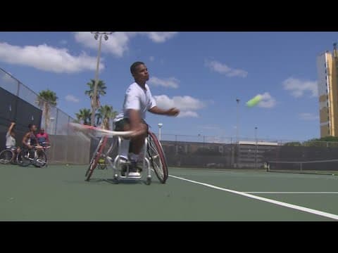 Young wheelchair tennis players learn how capable they are both on and off the court