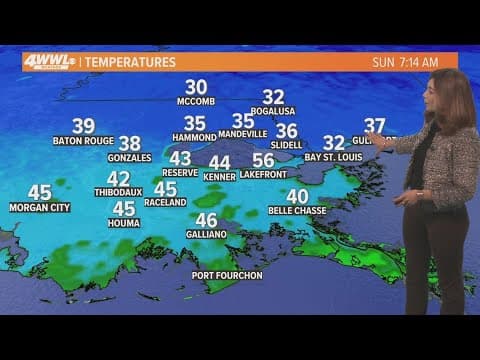 New Orleans Weather: Cold mornings, beautiful afternoons to start the month