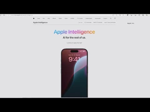 Apple releases first preview of its long-awaited iPhone AI
