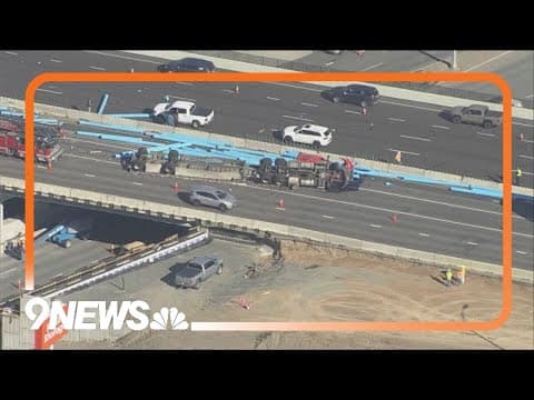 3 people killed by debris after semi-truck rolled over on I-70