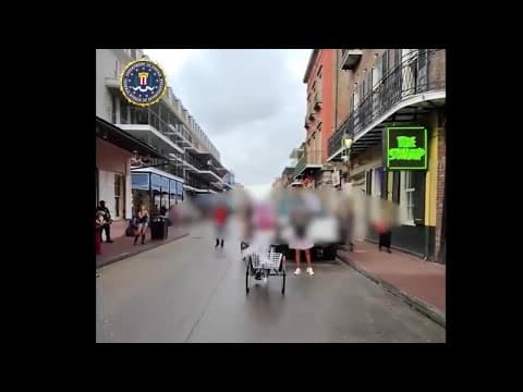 Watch: FBI releases new video of Shamsud-Din Jabbar scouting out Bourbon Street for potential places