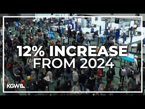 Holiday travel season expected to be busy at Portland International Airport