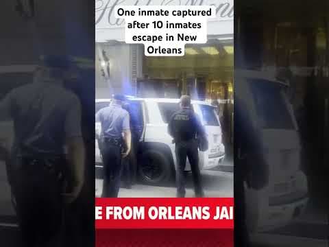 Authorities arrest an escaped Orleans Parish Jail inmate in the French Quarter.