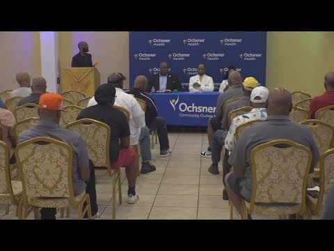 Real Talk: Men and Mental Health Event calls for men to talk their health seriously in New Orleans