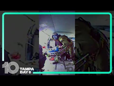 US Coast Guard rescues injured woman near Hernando Beach #shorts