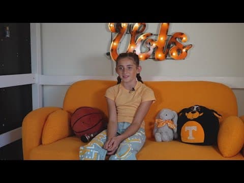 10-year-old Cora Morris lives for Tennessee orange