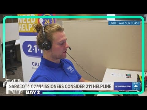 Sarasota County commissioners consider saving 211 helpline