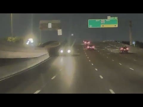 Wrong-way driver causes chaos on North Freeway — Witness says it ‘looked like a movie scene’