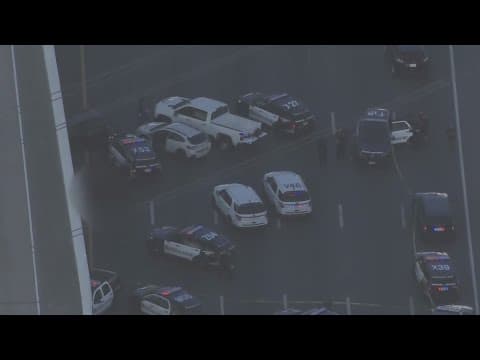 Chase that ended on Southwest Freeway began as domestic violence case, HPD says