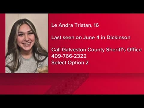 Galveston County teen missing for more than a week