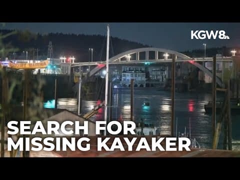 Search expands after missing kayaker falls over Willamette Falls in Oregon City