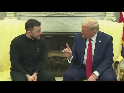 Trump reportedly considering cutting military aid to Ukraine after heated exchange with Zelenskyy