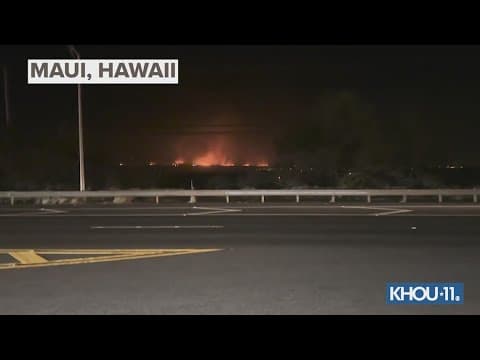 KHOU 11 editor describes escaping Maui wildfires during family vacation
