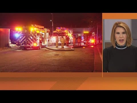 A fire burned cars in a Fort Worth tow yard
