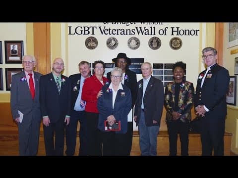 Bringing recognition to LGBTQ veterans with the Veteran's Wall of Honor