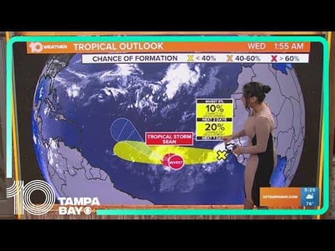 Tracking the Tropics: Tropical Storm Sean forms in Atlantic far from land