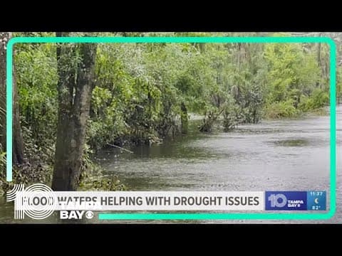 Flood waters help to fill the C.W. Bill Young Regional Reservoir