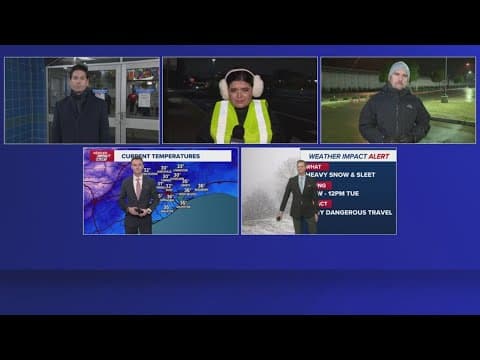 Team coverage: Winter storm hits in Houston