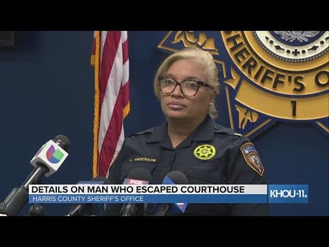 Man whose bond was being revoked walked out of Harris County courthouse