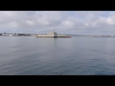 USS Jackson arrives for San Diego Fleet Week