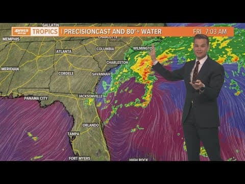 Thursday morning tropical update: Low pressure brings rain, waves to parts of East Coast