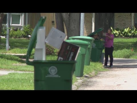 Houston recycling pickup delayed for weeks