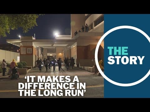 Woman who lives near Portland ICE facility says she was pepper sprayed by feds