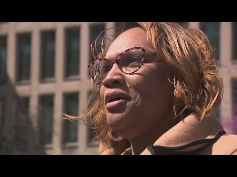 Protesters rally in DC for federal workers purged by Trump's executive orders on DEI