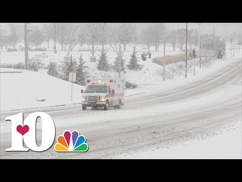 East Tennessee first responders receive near non-stop calls due to hazardous driving conditions