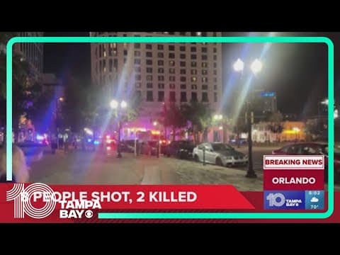 Mass shooting kills at least 2 people, injures 6 in Orlando