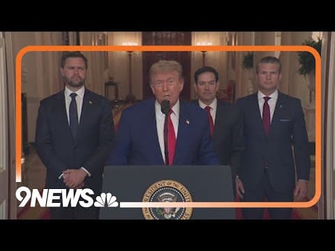 US steps into war between Israel and Iran, strikes 3 Iranian nuclear sites