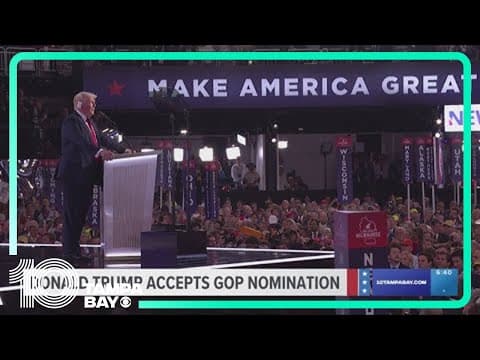 Donald Trump accepts GOP nomination