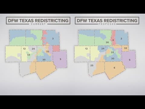 Two North Texas Democrats are made vulnerable by the proposed Congressional map