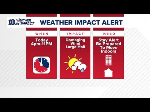 Live || Tracking Potentially Severe Storms Into Tonight
