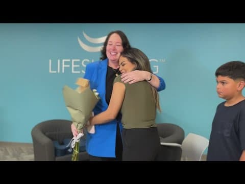 Mother of kidney donor and recipient unite in San Diego for the first time