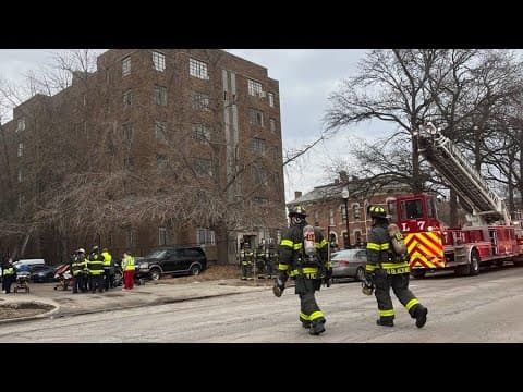 IFD: 2 rescued from near north Indy apartment fire; adult and child taken to hospital