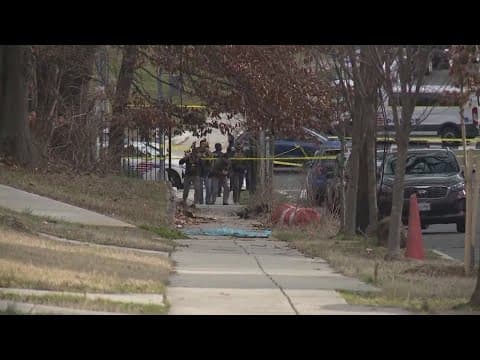 Man in custody after shooting at 3 officers trying to serve him a warrant