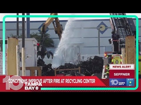 Fire breaks out at recycling center in Seffner