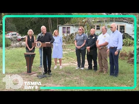 Biden delivers remarks after touring Florida community impacted by Hurricane Idalia
