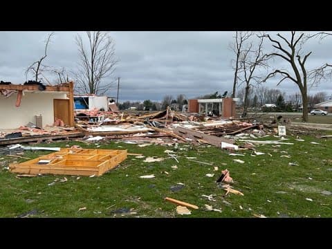 Cleanup continues amidst hope 1 year after tornado in Winchester