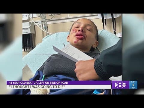 North Texas teen beat up and left on the side of the road