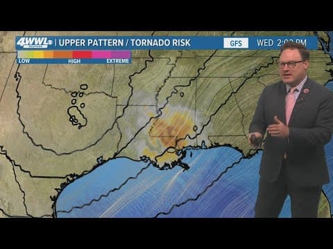New Orleans Weather: Significant severe weather threat Wednesday