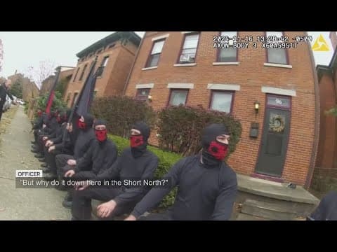 Bodycam video shows police interacting with neo-Nazis in Short North