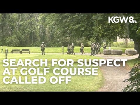 Police end search at Southeast Portland golf course for suspect accused of firing at officers