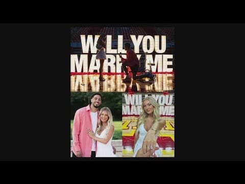 Tyrese Haliburton returns to college for elaborate proposal to girlfriend Jade Jones