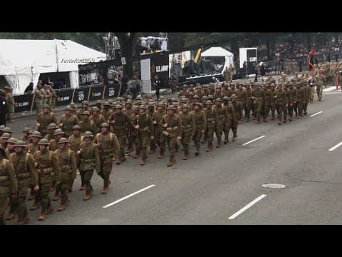 Retired brigadier general puts himself in shoes of soldiers marching for parade