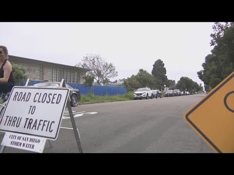 Debate heating up on Diamond Street over new traffic calming bollards in Pacific Beach